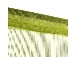 Cortinas de flecos 2 piezas 100x250 cm verde ES507250