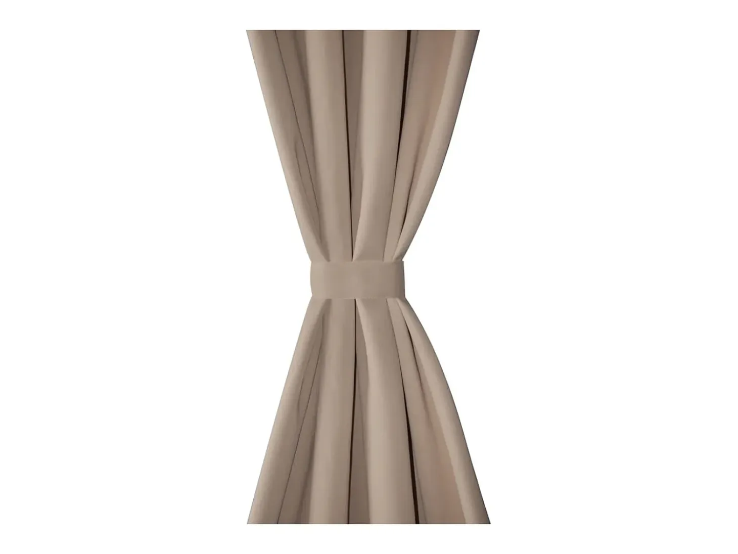 Cortinas opacas 2 piezas con ojales de metal 135x175 cm crema ES452228