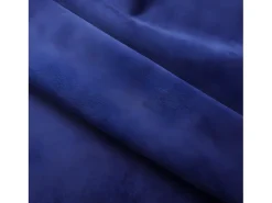 Cortinas opacas anillas 2 pzas terciopelo azul oscuro 140x245cm ES573792