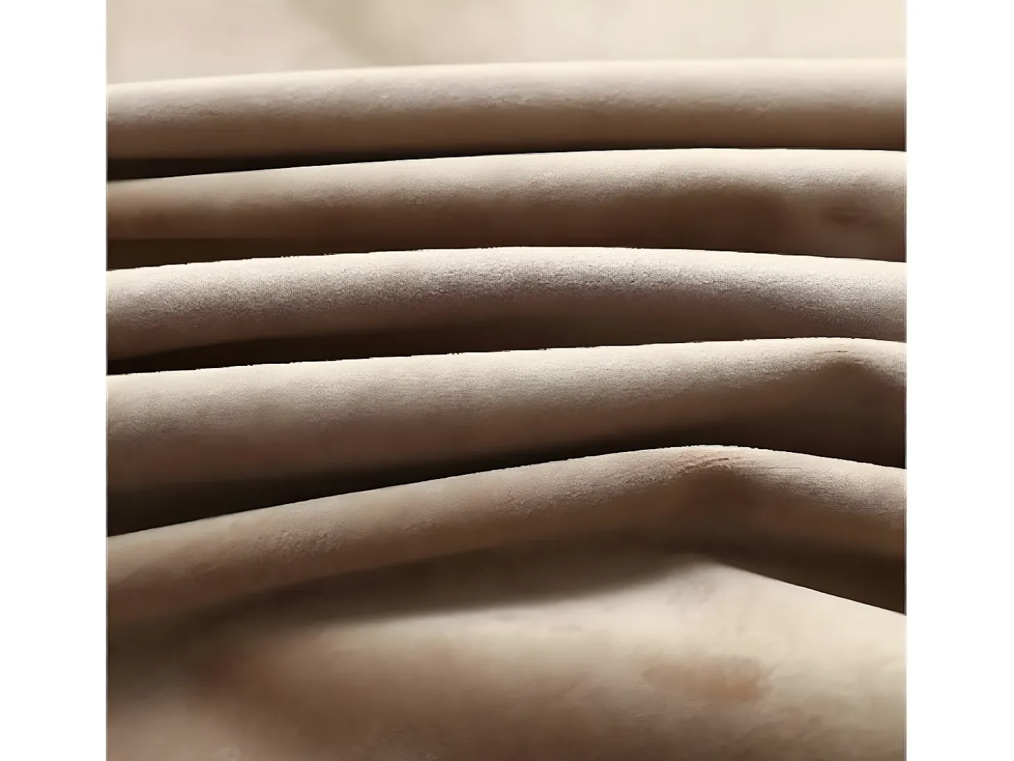 Cortinas opacas con anillas 2 uds terciopelo beige 140x225 cm ES380248