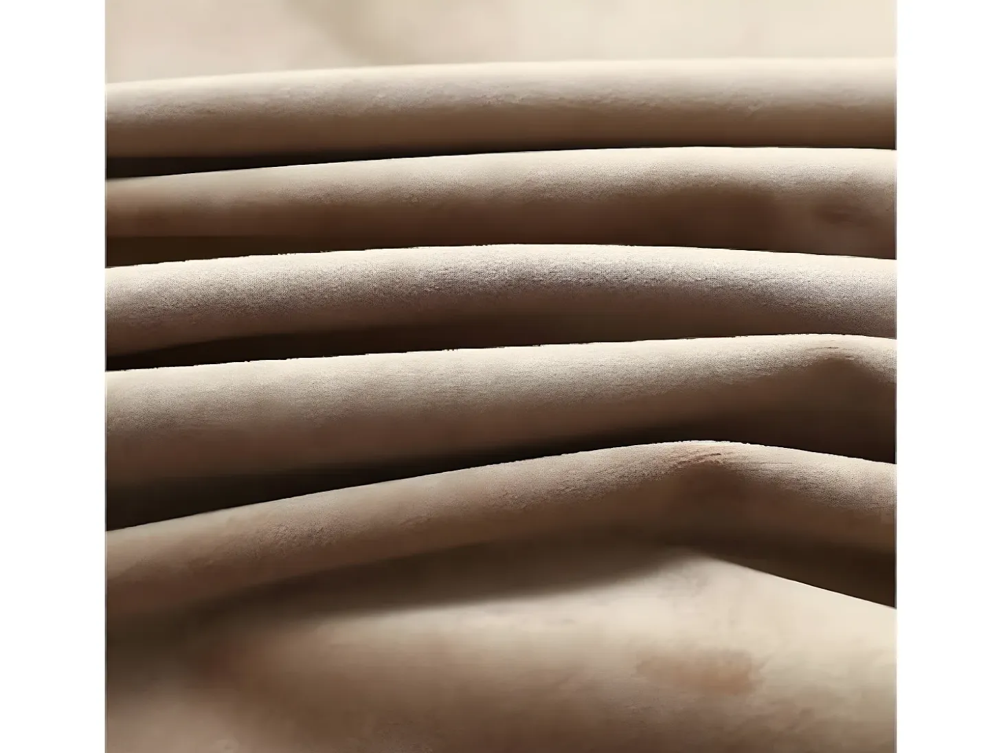 Cortinas opacas con anillas 2 uds terciopelo beige 140x225 cm ES380248