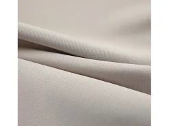 Cortinas opacas con anillas de metal 2 piezas beige 140x245 cm ES843034