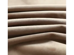 Cortinas opacas con anillas 2 uds terciopelo beige 140x175 cm ES201609