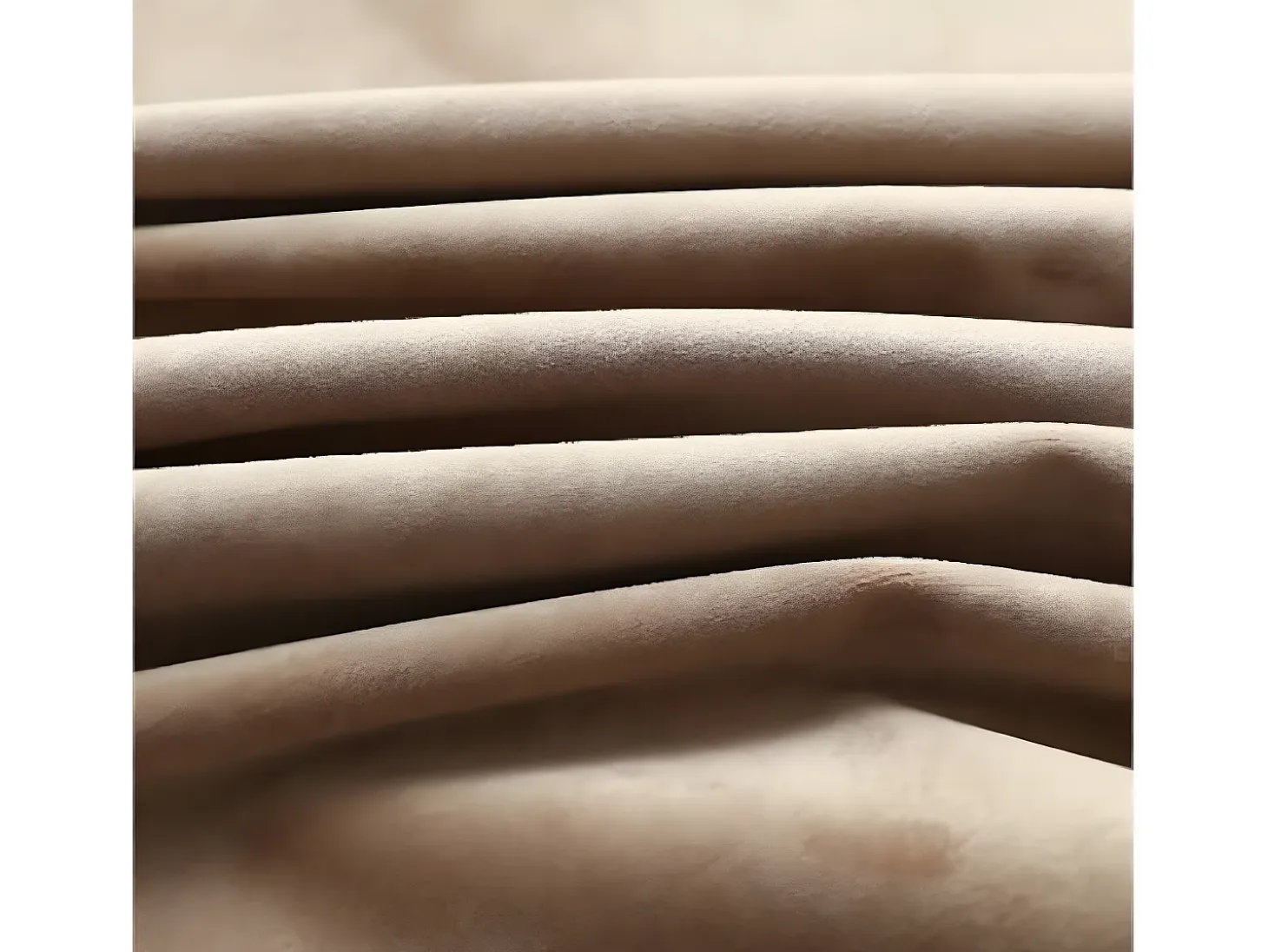 Cortinas opacas con anillas 2 pzas terciopelo beige 140x245 cm ES639829