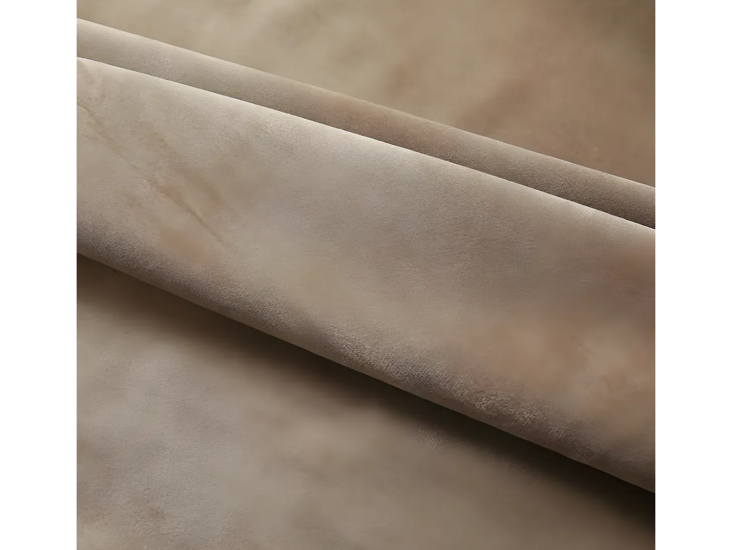 Cortinas opacas con ganchos 2 pzas terciopelo beige 140x225 cm ES223264