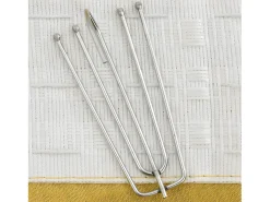 Cortinas opacas ganchos look de lino 2 pzas amarillo 140x245 cm ES127416