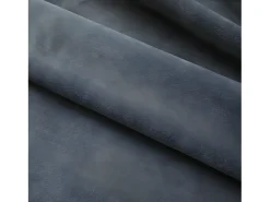 Cortinas opacas y ganchos 2 pzas terciopelo antracita 140x175cm ES957268