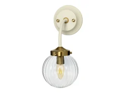 Cosmos Retro 1 Light Wall Light Globe Glasskärm