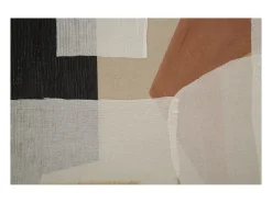 Cuadro abstracto pintado en lienzo estilo boho chic 100x80 cm Seyla
