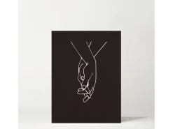 Cuadro de madera Black Hands