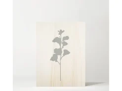 Cuadro de madera Blue Plant I