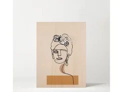 Cuadro de madera Frida's Portrait