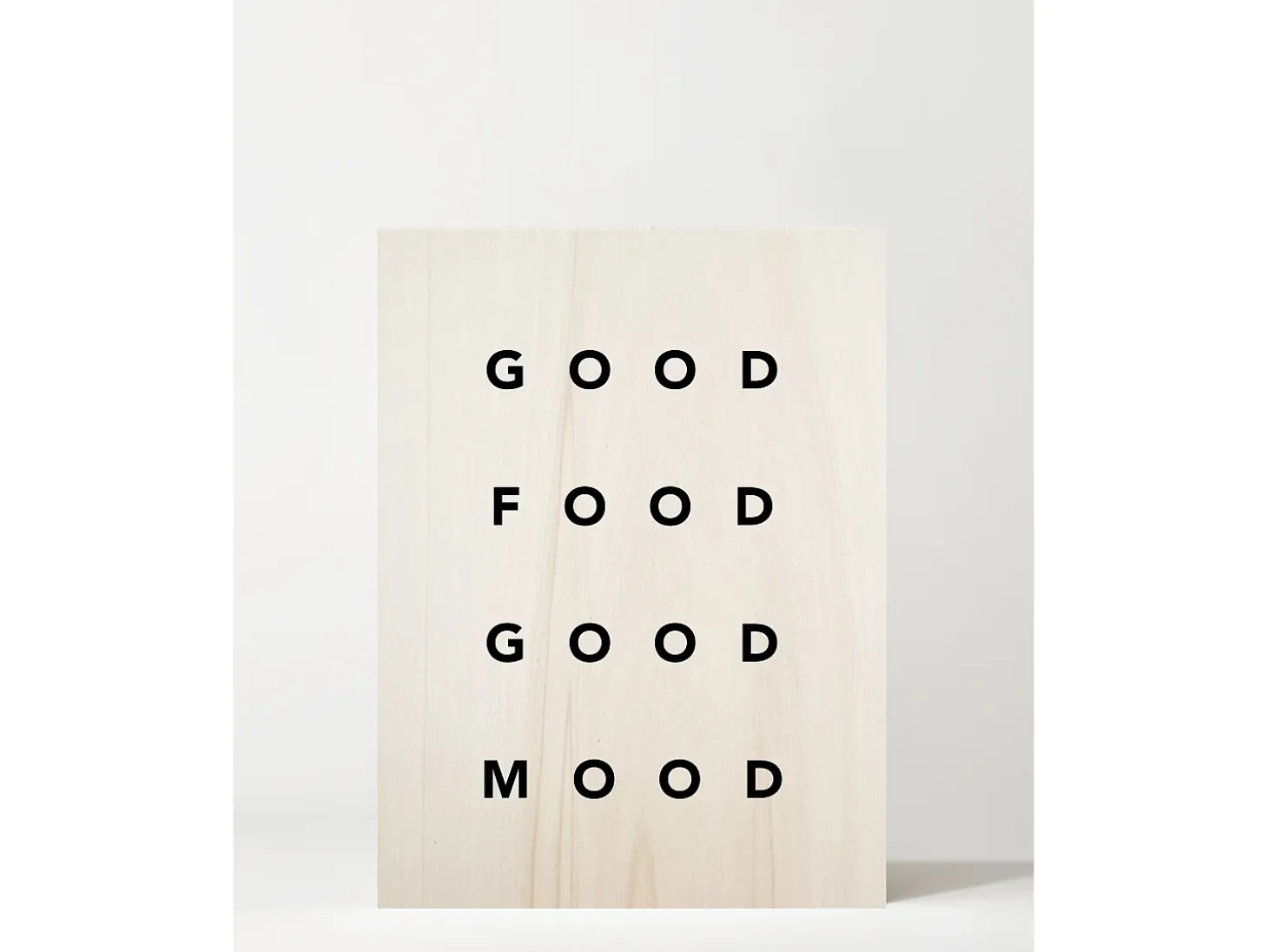 Cuadro de madera Good Food