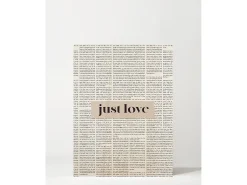Cuadro de madera Just Love