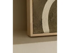 Cuadro decorativo sobre lienzo de algodón pintado artesanalmente con pintura al oleo sin marco de 80x100cm - SILVANA - DECOWOOD