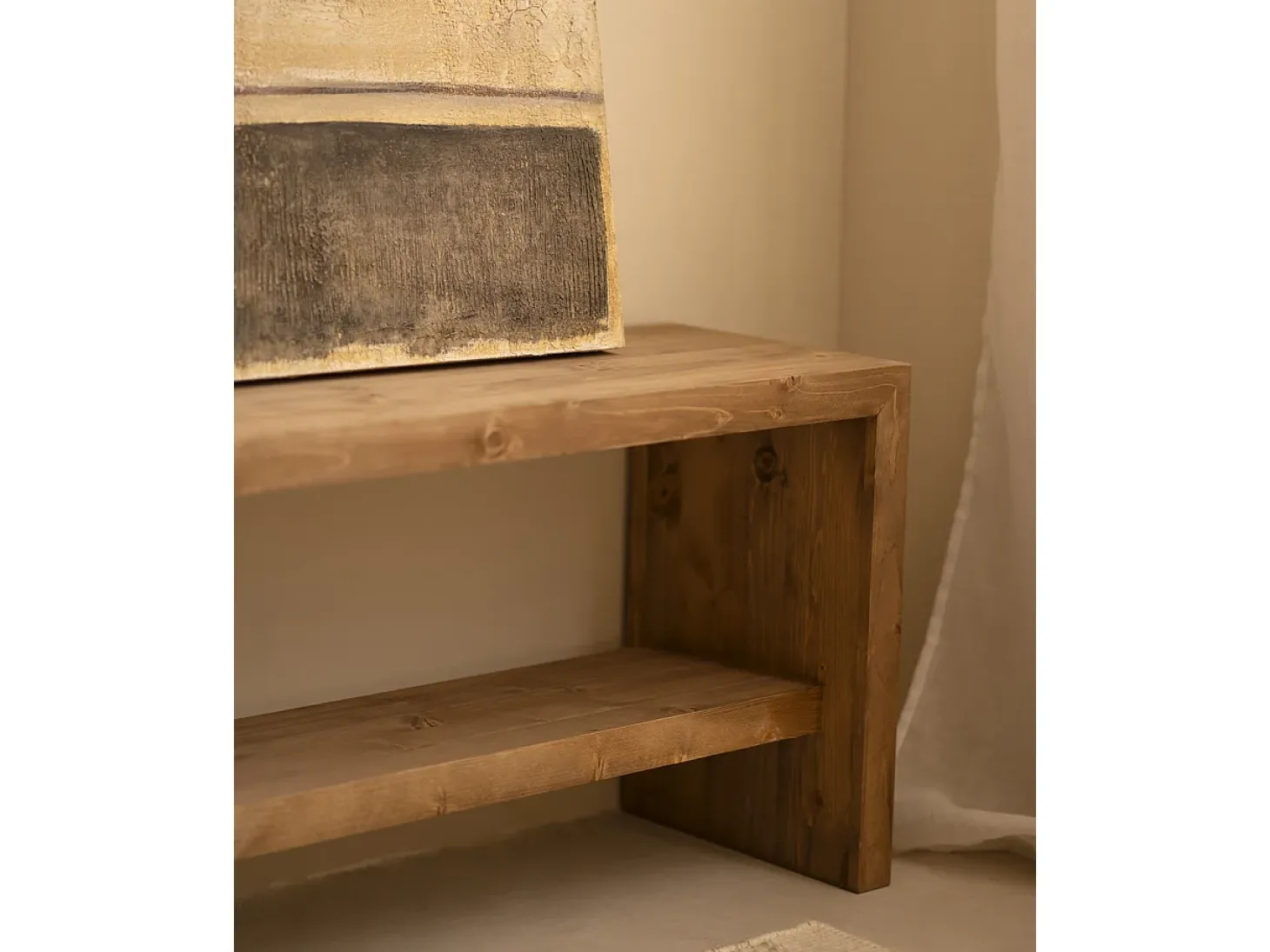 Cuadro decorativo sobre lienzo de algodón pintado artesanalmente con pintura al oleo sin marco de 60x80cm - GIORGIA - DECOWOOD
