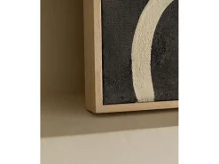 Cuadro decorativo sobre lienzo de algodón pintado artesanalmente con pintura al oleo sin marco de 100x150cm - SILVANA - DECOWOOD