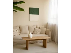 Cuadro decorativo sobre lienzo de algodón pintado artesanalmente con pintura al oleo sin marco de 100x150cm - MARINA - DECOWOOD