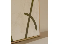 Cuadro decorativo sobre lienzo de algodón pintado artesanalmente con pintura al oleo sin marco de 100x150cm - VIRGINIA - DECOWOOD