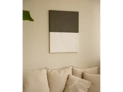 Cuadro decorativo sobre lienzo de algodón pintado artesanalmente con pintura al oleo sin marco de 80x100cm - MARINA - DECOWOOD
