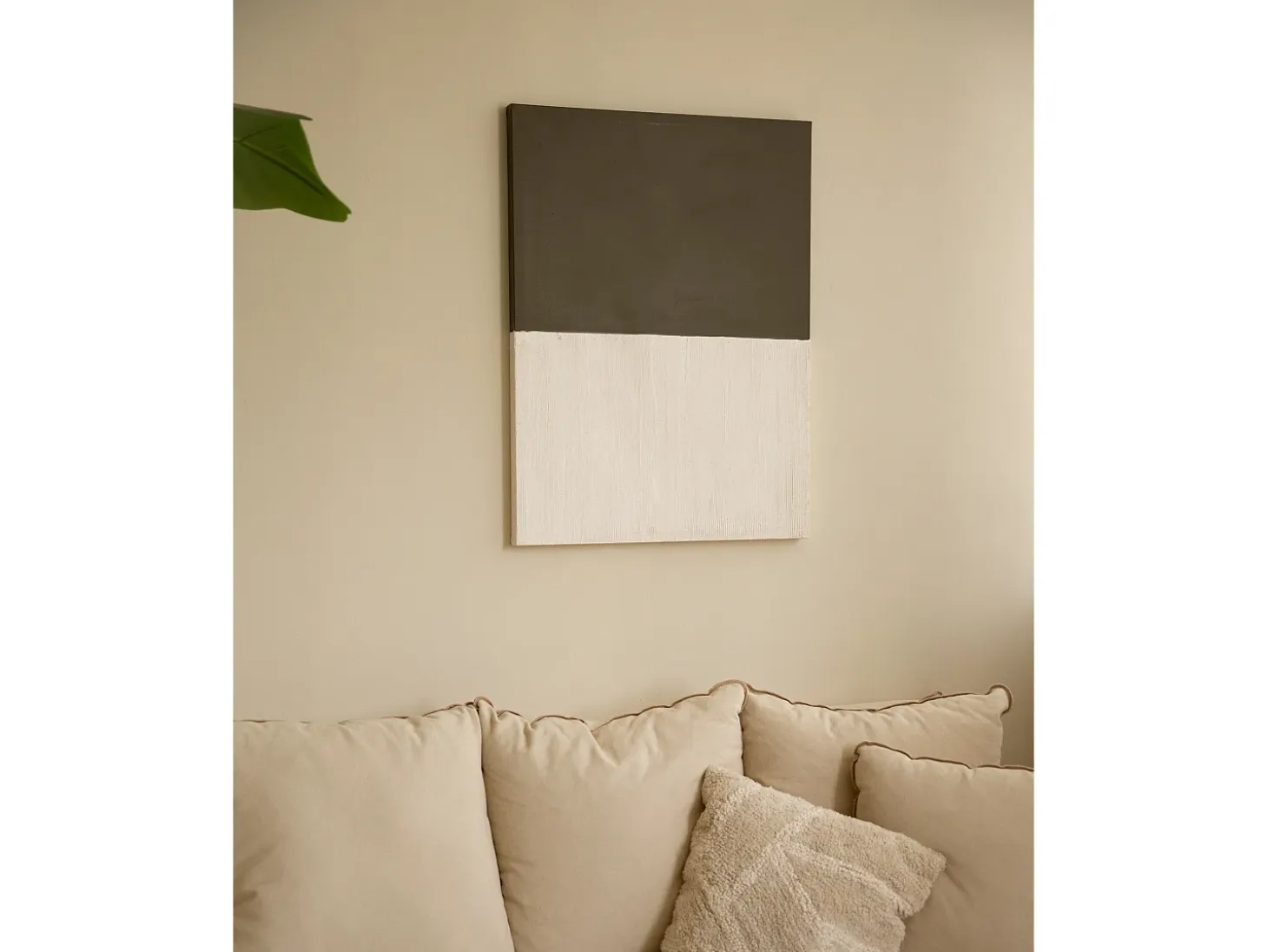 Cuadro decorativo sobre lienzo de algodón pintado artesanalmente con pintura al oleo sin marco de 80x100cm - MARINA - DECOWOOD