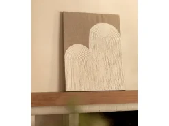 Cuadro decorativo sobre lienzo de lino pintado artesanalmente con pintura al oleo sin marco de 60x80cm - MARLENE - DECOWOOD