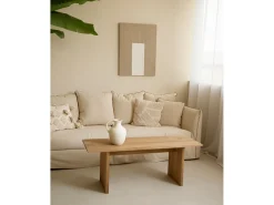Cuadro decorativo sobre lienzo de lino pintado artesanalmente con pintura al oleo sin marco de 100x150cm - MAYA - DECOWOOD