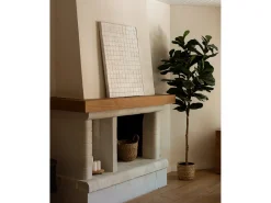 Cuadro decorativo sobre lienzo de algodón pintado artesanalmente con pintura al oleo sin marco de 80x100cm - JAN - DECOWOOD