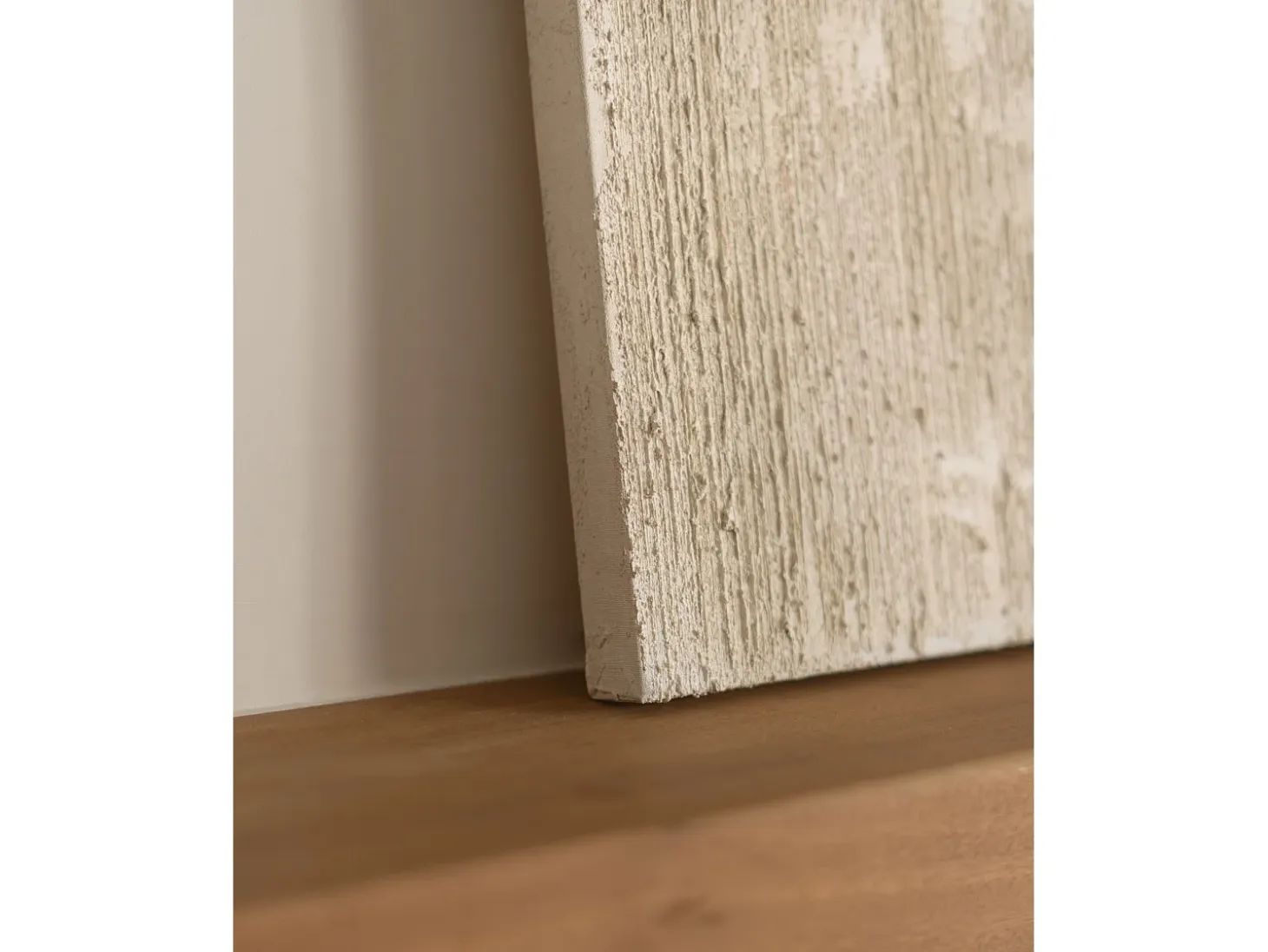 Cuadro decorativo sobre lienzo de algodón con marco de madera negro pintado artesanalmente con pintura al oleo de 80x100cm - DEVA - DECOWOOD