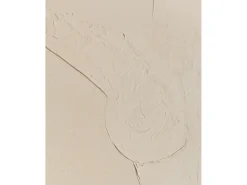Cuadro decorativo sobre lienzo de algodón con marco de madera blanco pintado artesanalmente con pintura al oleo de 100x150cm - LEO - DECOWOOD
