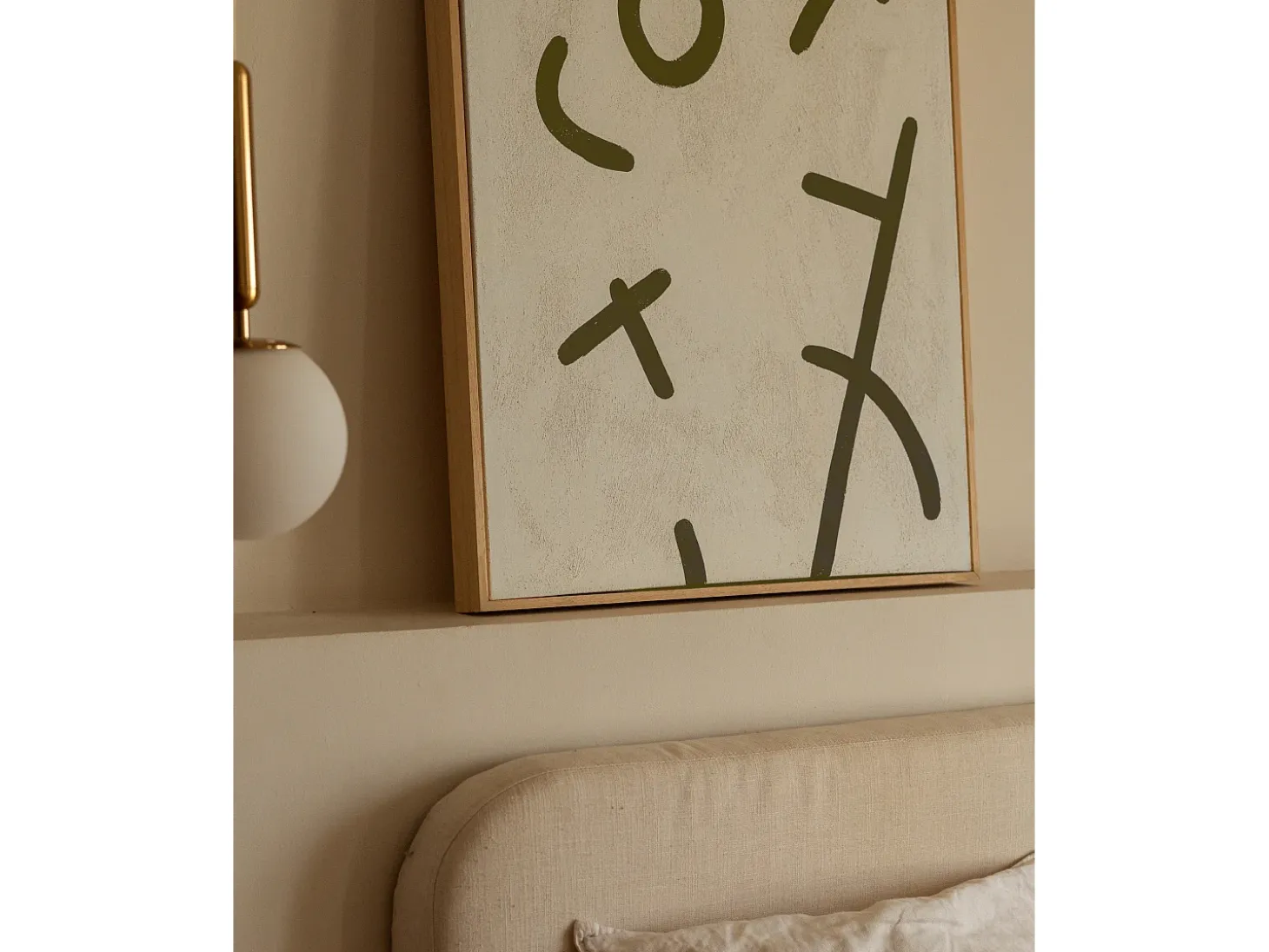 Cuadro decorativo sobre lienzo de algodón pintado artesanalmente con pintura al oleo sin marco de 80x100cm - VIRGINIA - DECOWOOD