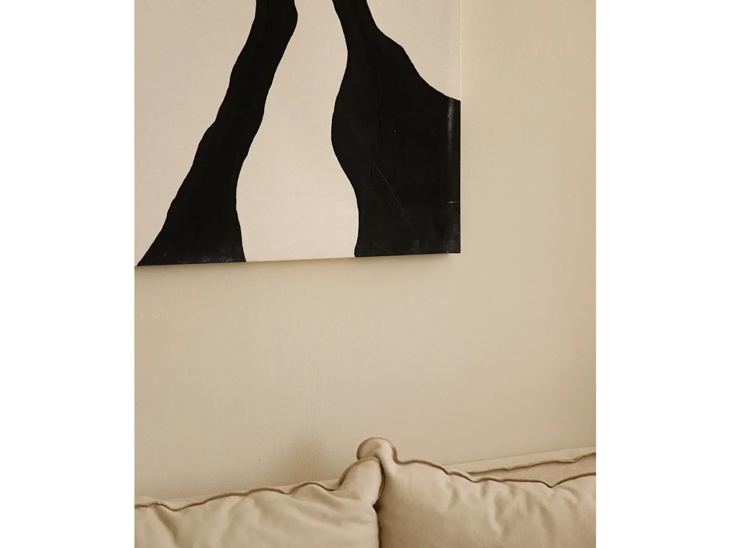 Cuadro decorativo sobre lienzo de algodón pintado artesanalmente con pintura al oleo sin marco de 80x100cm - KUSAMA - DECOWOOD