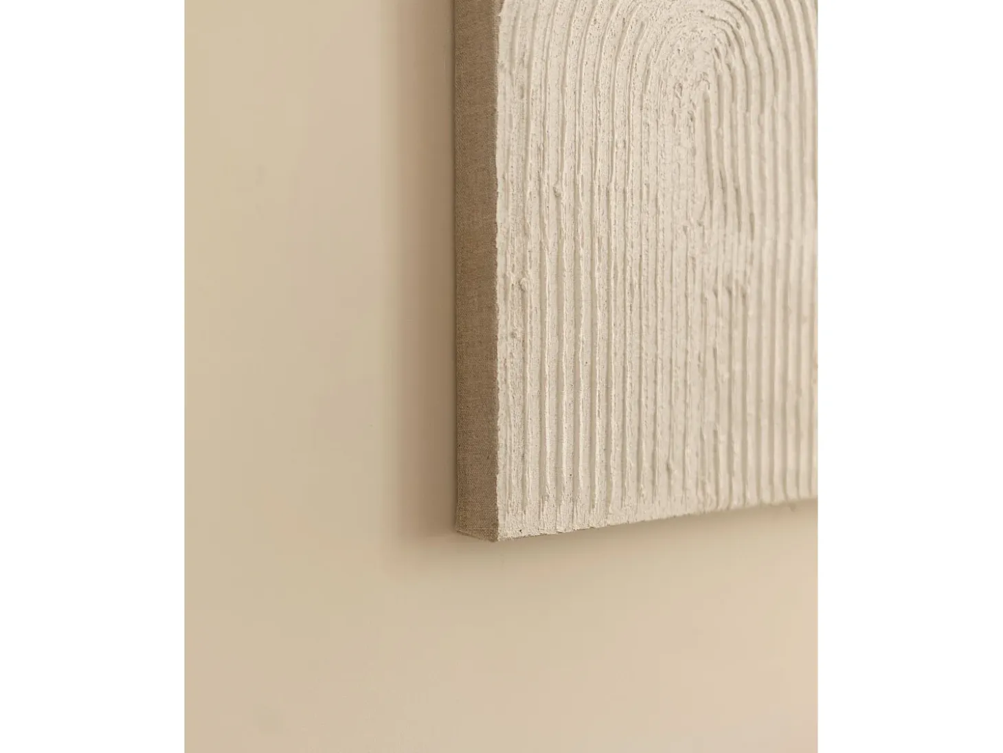 Cuadro decorativo sobre lienzo de lino con marco de madera negro pintado artesanalmente con pintura al oleo de 60x80cm - NIKI - DECOWOOD