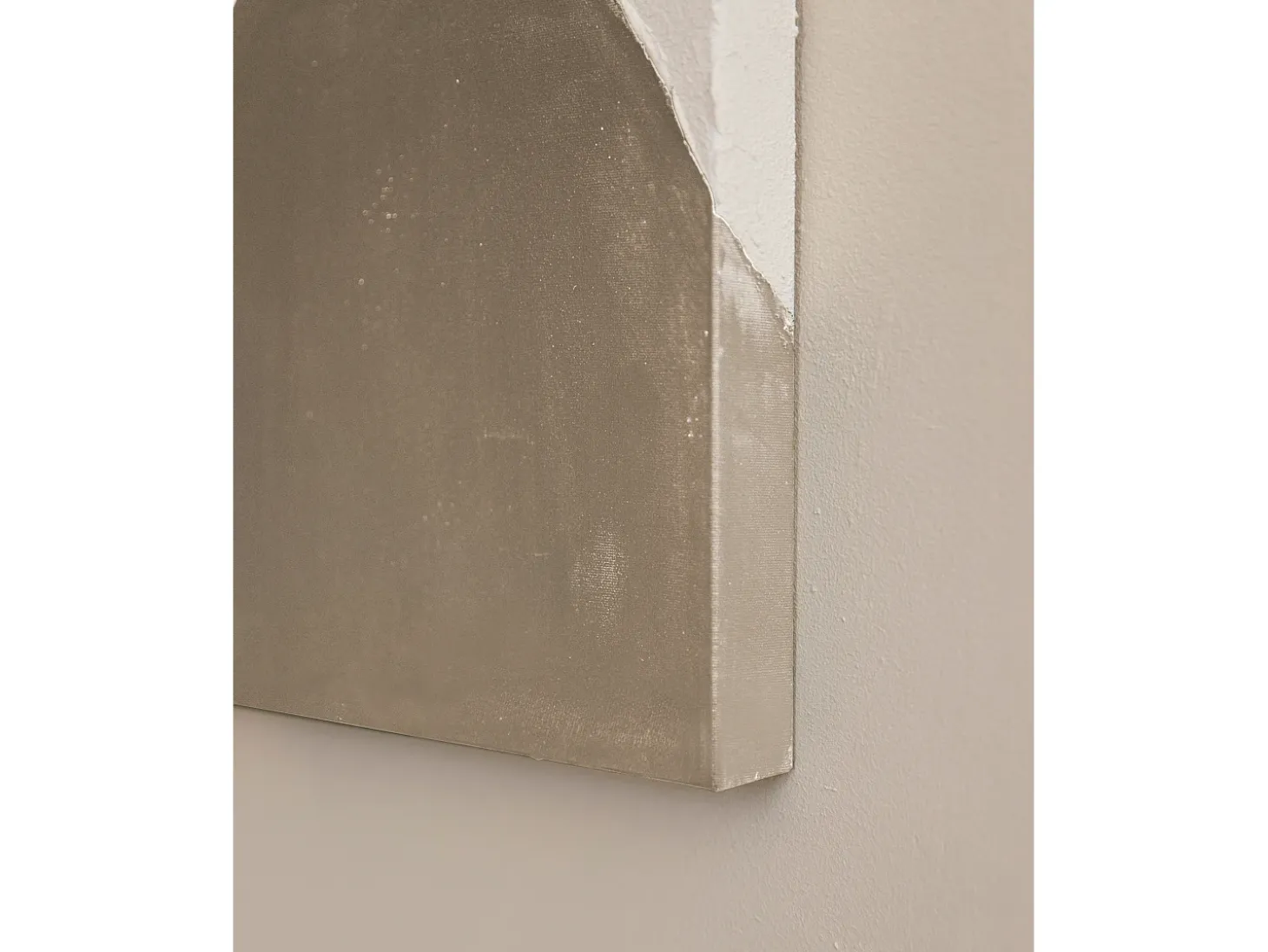 Cuadro decorativo sobre lienzo de algodón con marco de madera marrón claro pintado artesanalmente con pintura al oleo de 80x100cm - KIKA - DECOWOOD