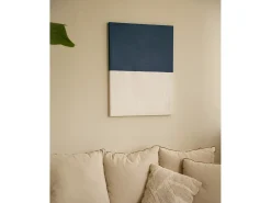 Cuadro decorativo sobre lienzo de algodón pintado artesanalmente con pintura al oleo sin marco de 80x100cm - MARINA - DECOWOOD