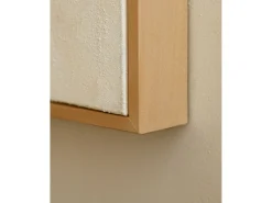 Cuadro decorativo sobre lienzo de algodón con marco de madera negro pintado artesanalmente con pintura al oleo de 100x150cm - JAN - DECOWOOD