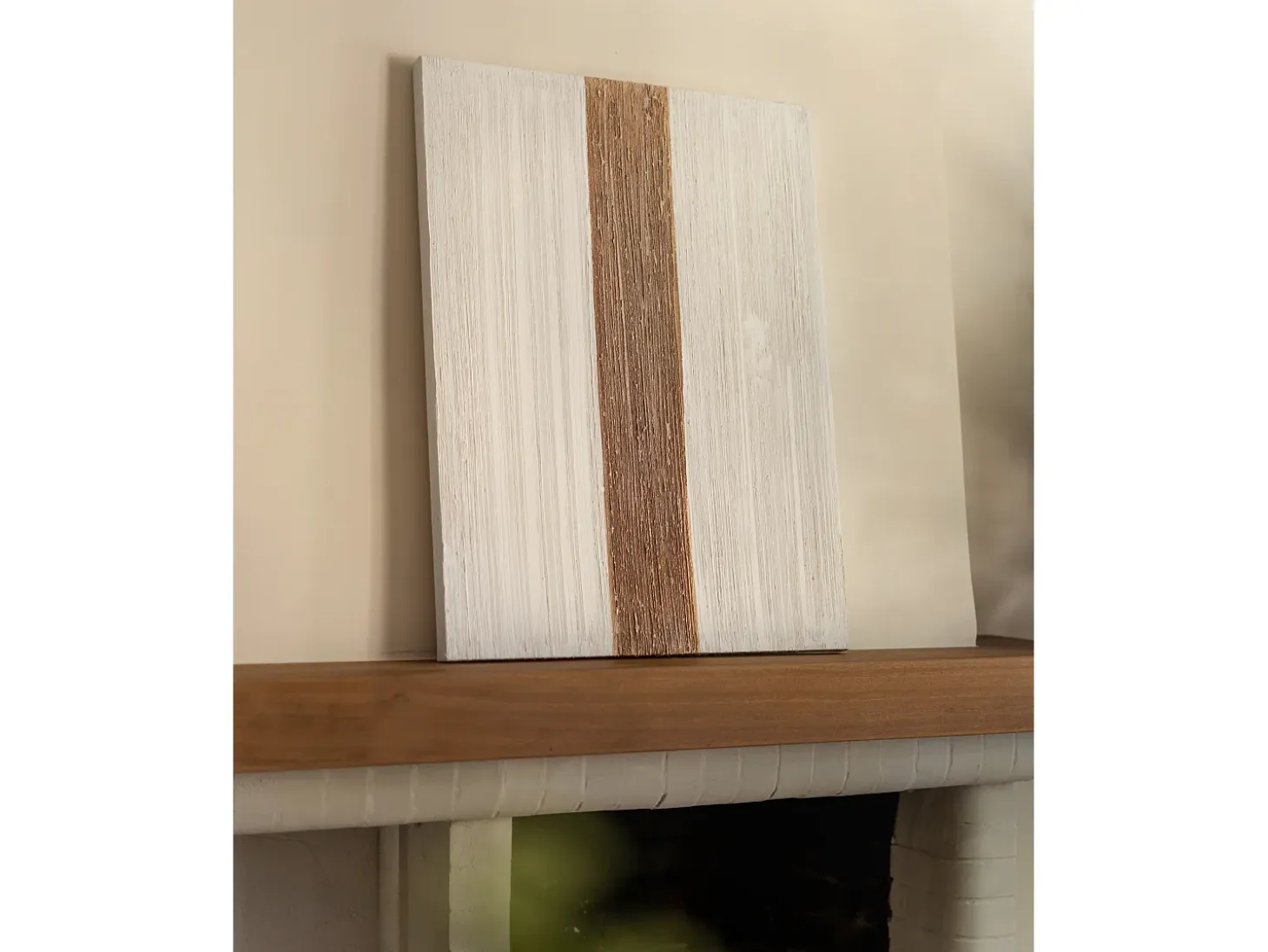Cuadro decorativo sobre lienzo de algodón con marco de madera negro pintado artesanalmente con pintura al oleo de 60x80cm - TESA - DECOWOOD