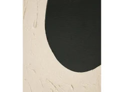 Cuadro decorativo sobre lienzo de algodón con marco de madera blanco pintado artesanalmente con pintura al oleo de 100x150cm - VARO - DECOWOOD