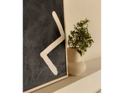 Cuadro decorativo sobre lienzo de algodón con marco de madera negro pintado artesanalmente con pintura al oleo de 60x80cm - SILVANA - DECOWOOD