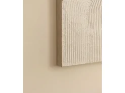Cuadro decorativo sobre lienzo de lino con marco de madera negro pintado artesanalmente con pintura al oleo de 100x150cm - NIKI - DECOWOOD