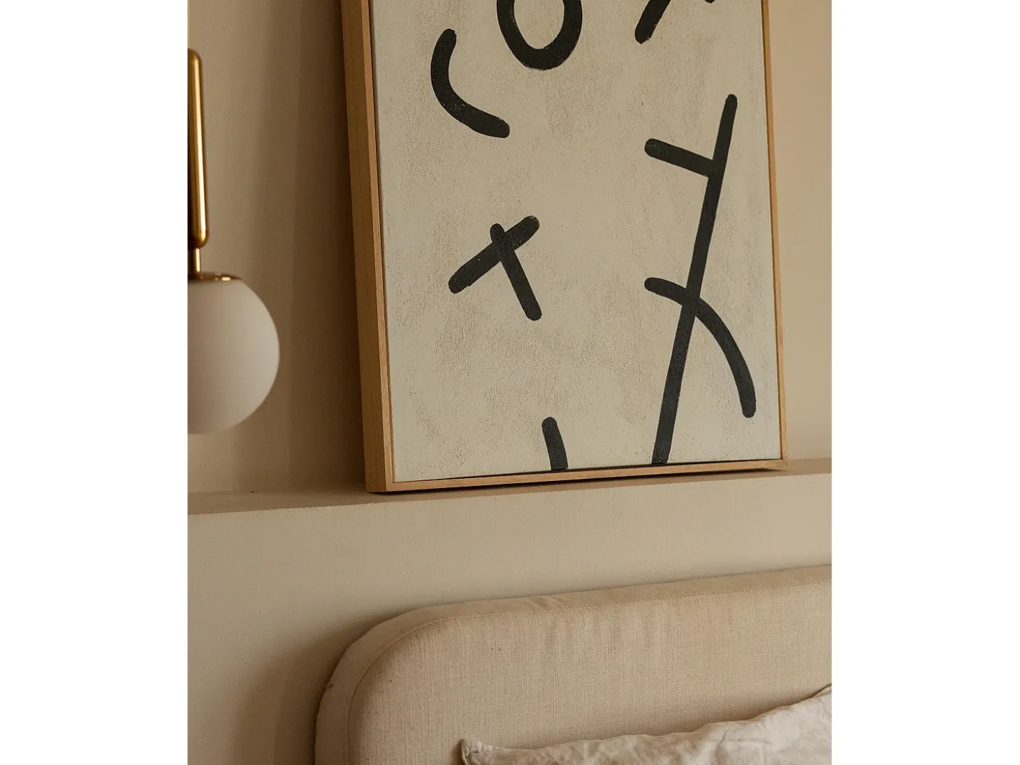 Cuadro decorativo sobre lienzo de algodón pintado artesanalmente con pintura al oleo sin marco de 60x80cm - VIRGINIA - DECOWOOD