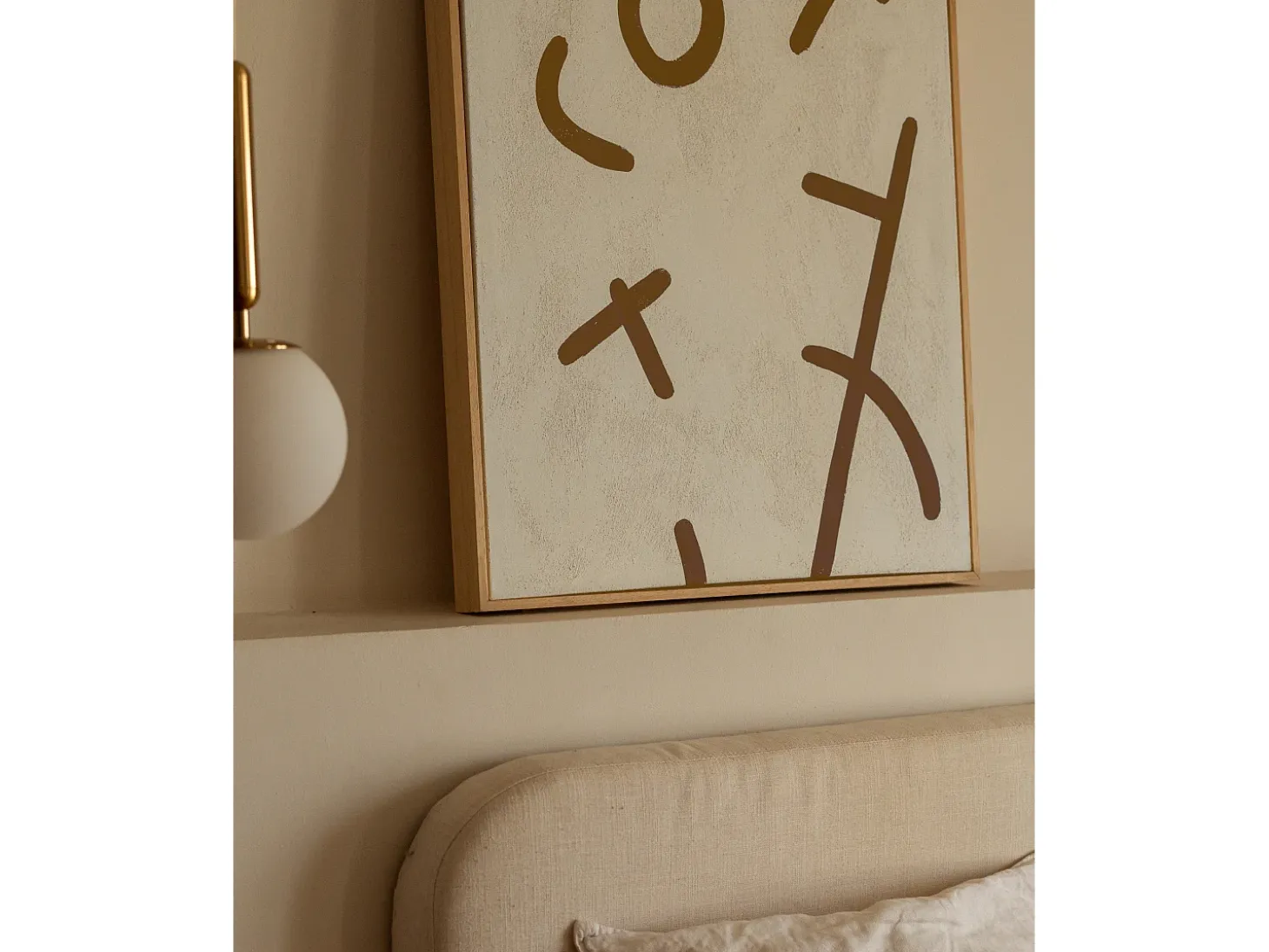 Cuadro decorativo sobre lienzo de algodón pintado artesanalmente con pintura al oleo sin marco de 60x80cm - VIRGINIA - DECOWOOD