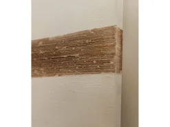 Cuadro decorativo sobre lienzo de algodón con marco de madera marrón oscuro pintado artesanalmente con pintura al oleo de 100x150cm - BRISA - DECOWOOD