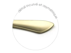 Cubertería de 16 piezas Instinct Champagne Mat Amefa - Acero Inoxidable
