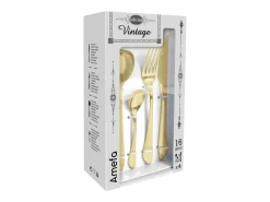 Cubertería de 16 piezas Instinct Champagne Mat Amefa - Acero Inoxidable