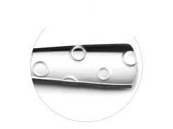 Cubertería Flocon 24 piezas Acero Inoxidable Brillante - Juego de Cubiertos Grabados con Estuche