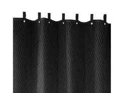 Cubierta SucceBuy Insonorizante 244 cm x 203 cm con Ojales Acústicos, Negro - Ideal para la Aislamiento Acústico de Estudios y Espacios Residenciales