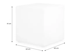 Cubo de luz led con pilas multicolor