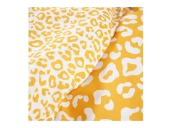 Divertido juego de cama infantil - 140 x 200 cm - estampado de leopardo