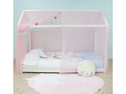 Dosel para Swayer y Montessori tul rosa 200x167cm